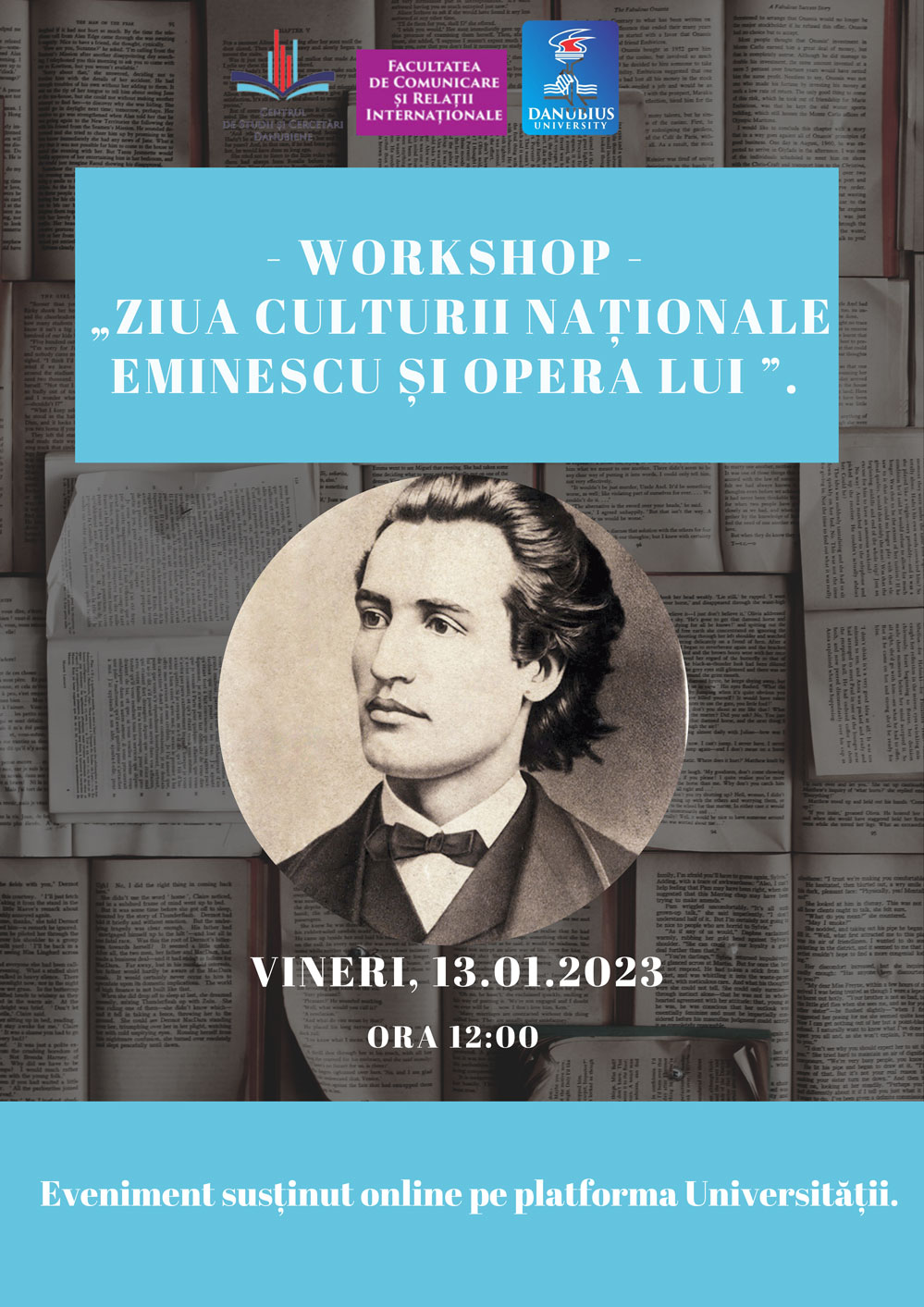 Workshop-ul cu tema „ZIUA CULTURII NAȚIONALE EMINESCU ȘI OPERA LUI”