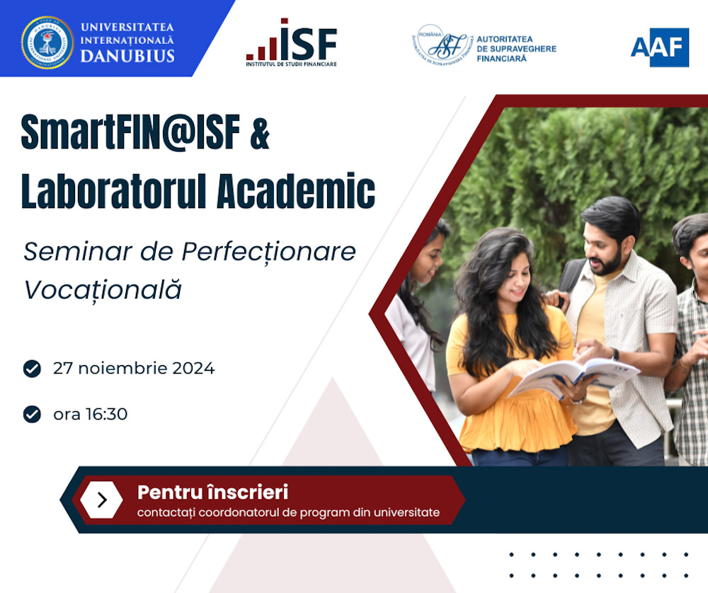 Seminar de Perfecționare Vocațională SmartFIN@ISF &amp; Laboratorul Academic ASF