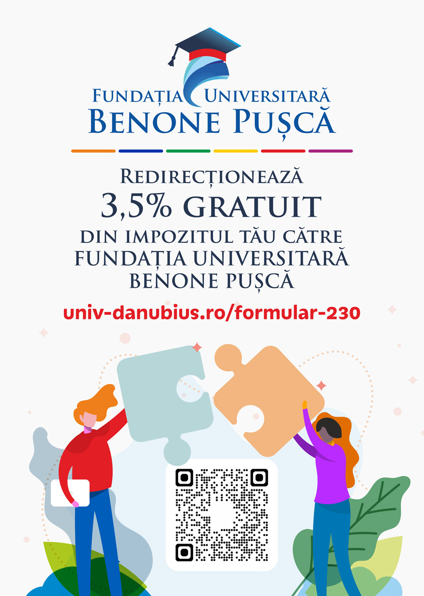 DONEAZĂ ȘI TU PENTRU EDUCAȚIE! FUNDAȚIA UNIVERSITARĂ BENONE PUȘCĂ