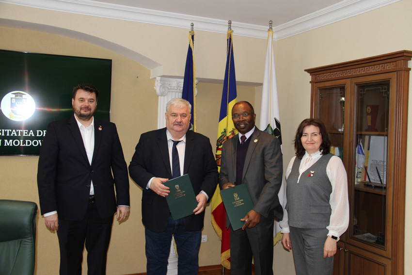 Acord de colaborare semnat intre Universitatea Internationala Danubius si Universitatea de Stat din Moldova